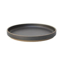 Hasami Porcelain Plate, 8.6" Black