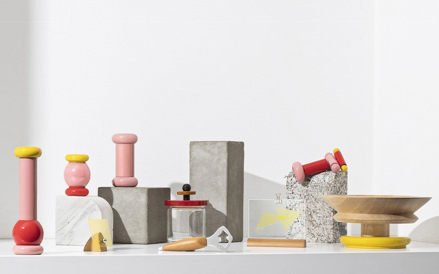 Sottsass Twergi Jar 100, Yellow