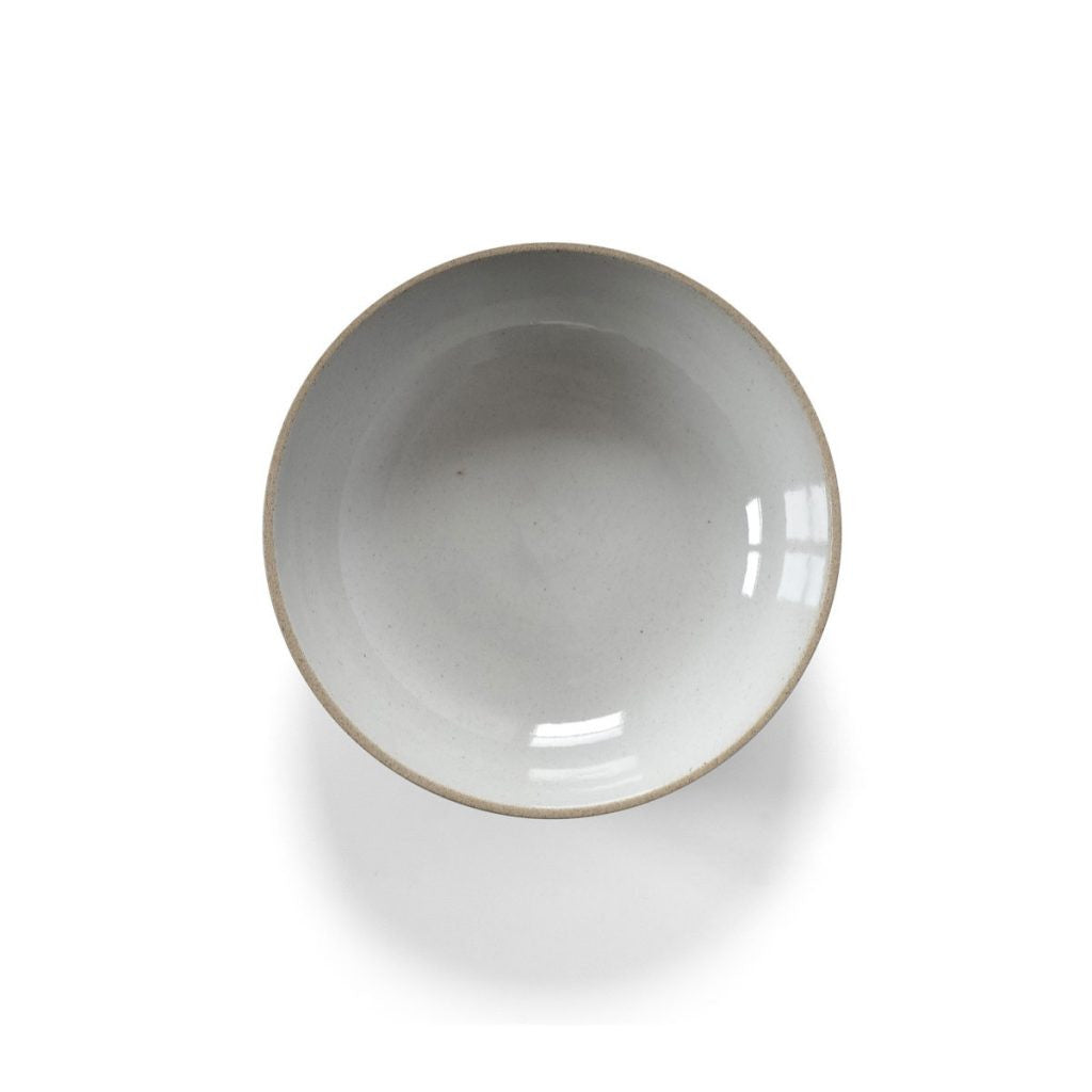 Hasami Round Bowl Gloss Grey, 8.5"