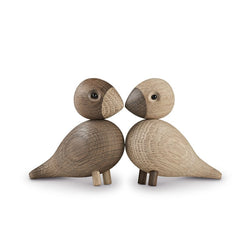 Kay Bojesen Lovebirds Oak, Smoked