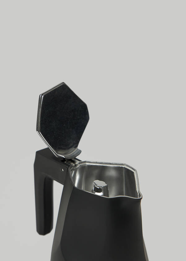 Ossidiana 3 cup Espresso, Black