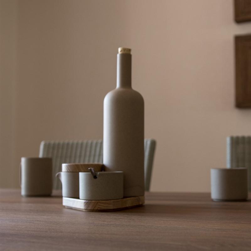 Hasami Wood Tray/Coaster/Lid, 3.3", Ash