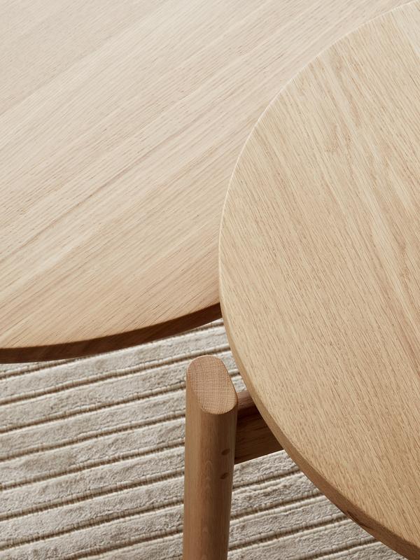 Passage Lounge Table, Small 19.7", Natural Oak-Side Tables-Audo-vancouver special