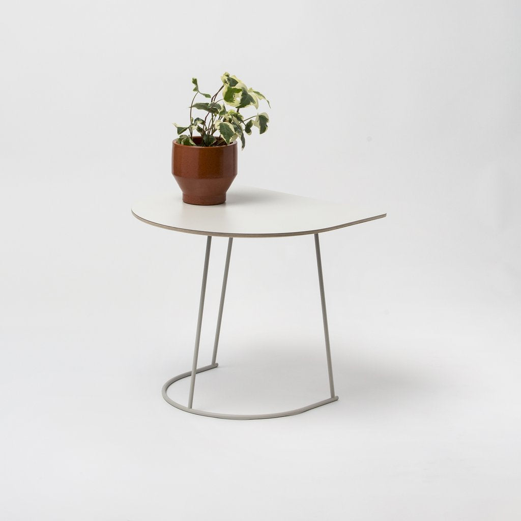 Airy Coffee Table, Half Size, Off-White