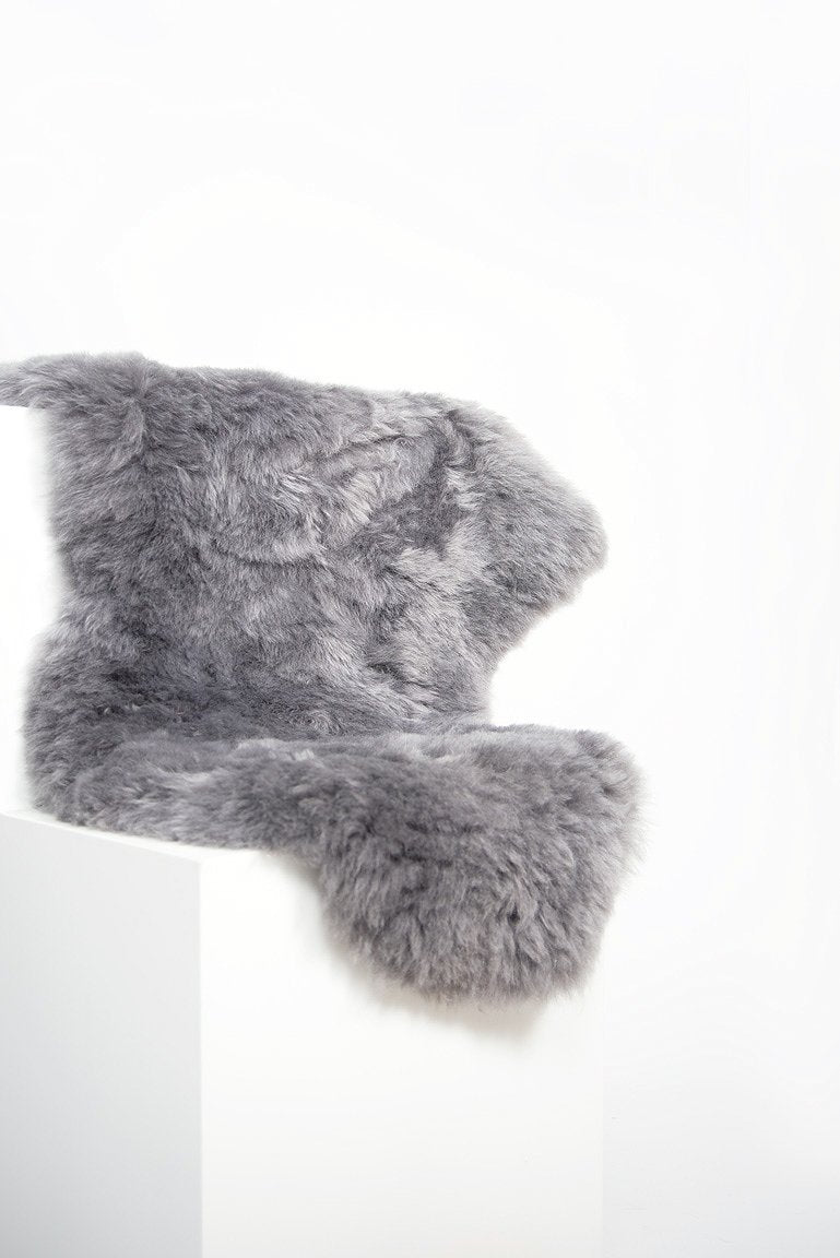 Shorn Silver Icelandic Sheepskin