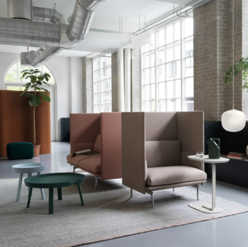 Around Coffee Table, Small, Dark Green