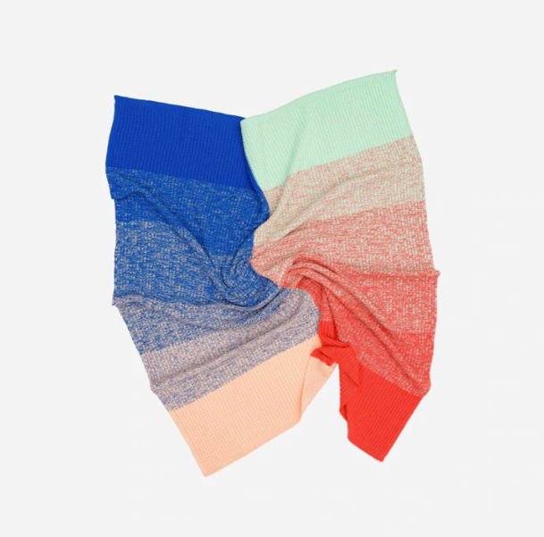 Sunrise Sunset Throw, Cobalt Melon