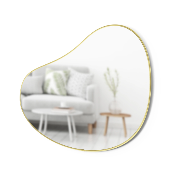 Hubba Pebble 24 x 36 Brass, Mirror