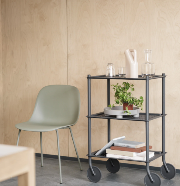Platform Tray,  Dark Green
