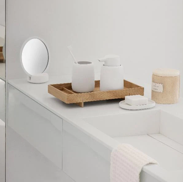 SONO Soap Dish, White