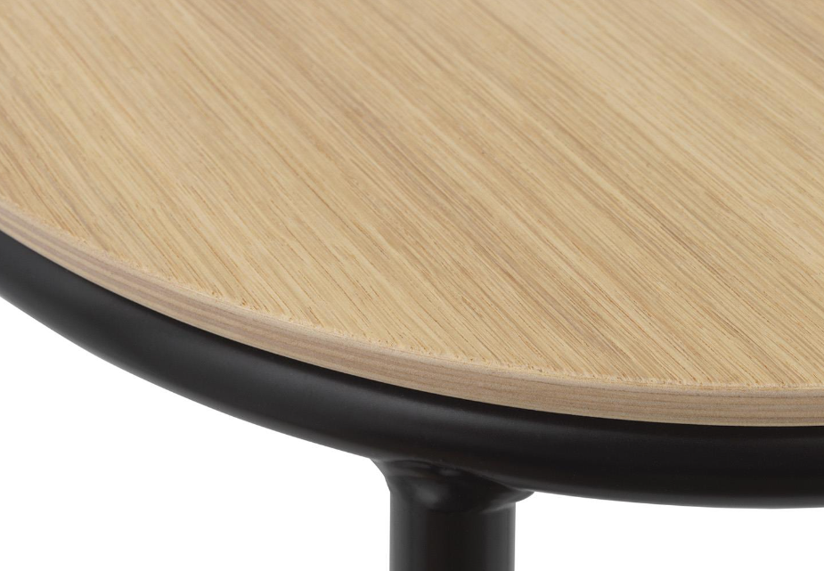 Circa Stool 45 cm Black Steel, Oak