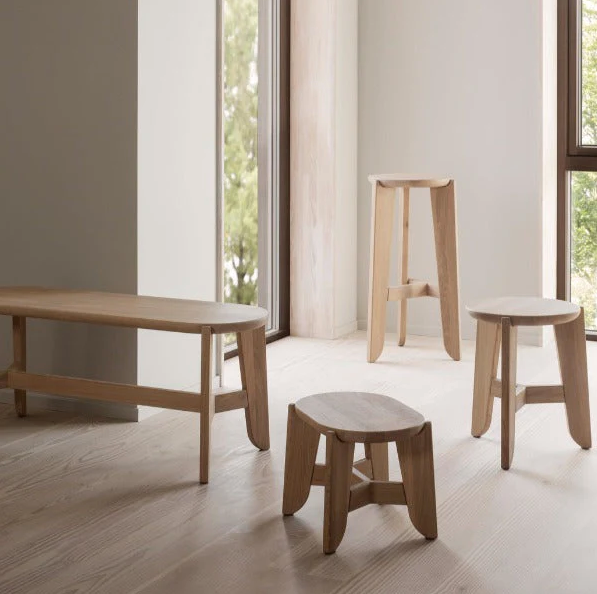 Eli Oak bench