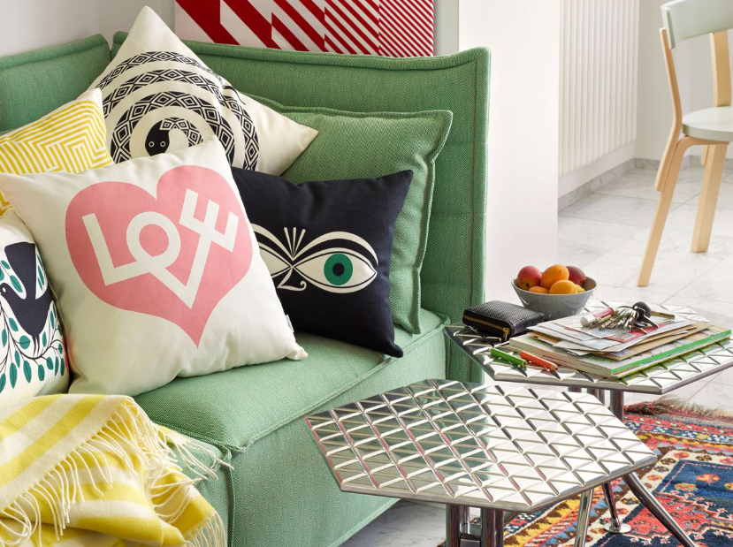 Graphic Print Pillows Eyes