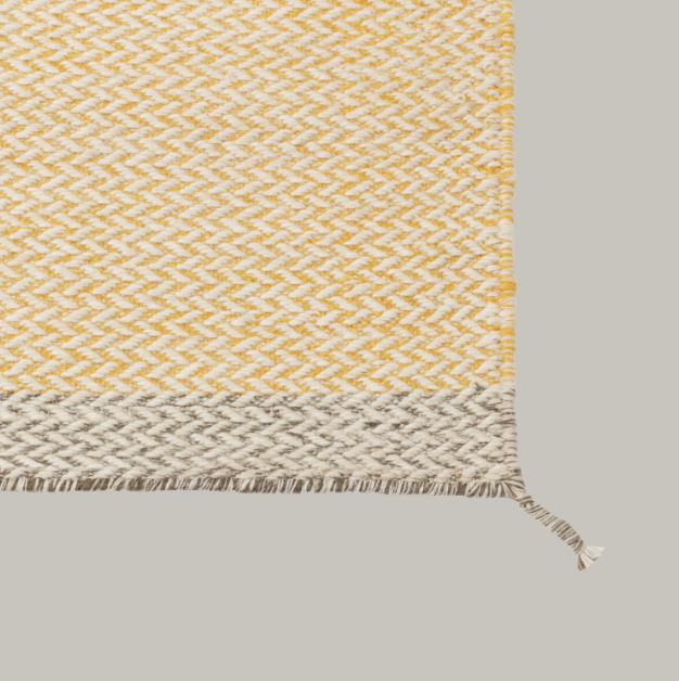 Ply Rug, Yellow 94" x 67"
