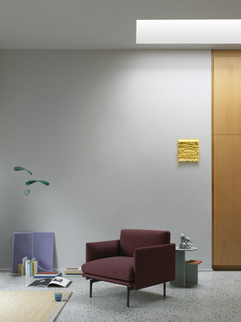 Ply Rug, Yellow 55 x 33"