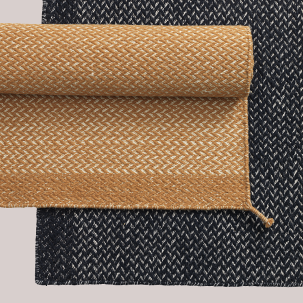 Ply Rug, Dark Grey 94" x 67"