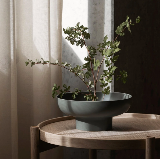 Miyabi Vase Low,  Duck Green