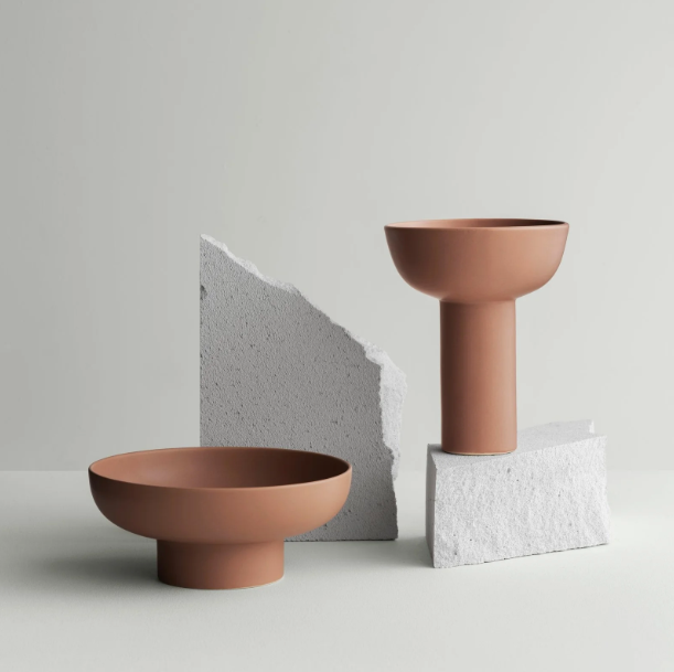 Miyabi Vase Low, Black