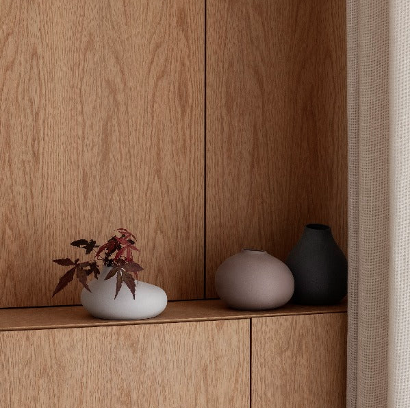 Nona Set of 3 Mini Vases, White