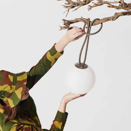 Bolleke Pendant Light, Light Grey