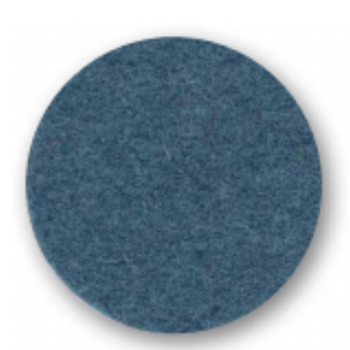 Felt coaster round, 10cm, taube blue