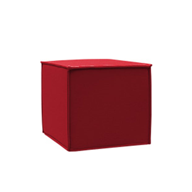 SPACE pouf red felt 588