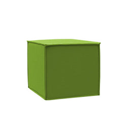 SPACE pouf, 848 green melange felt