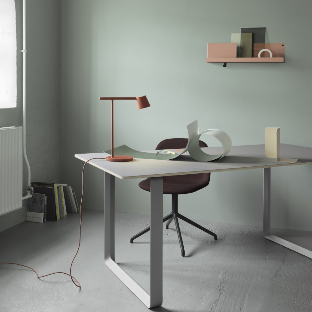 Tip Table Lamp, Copper Brown