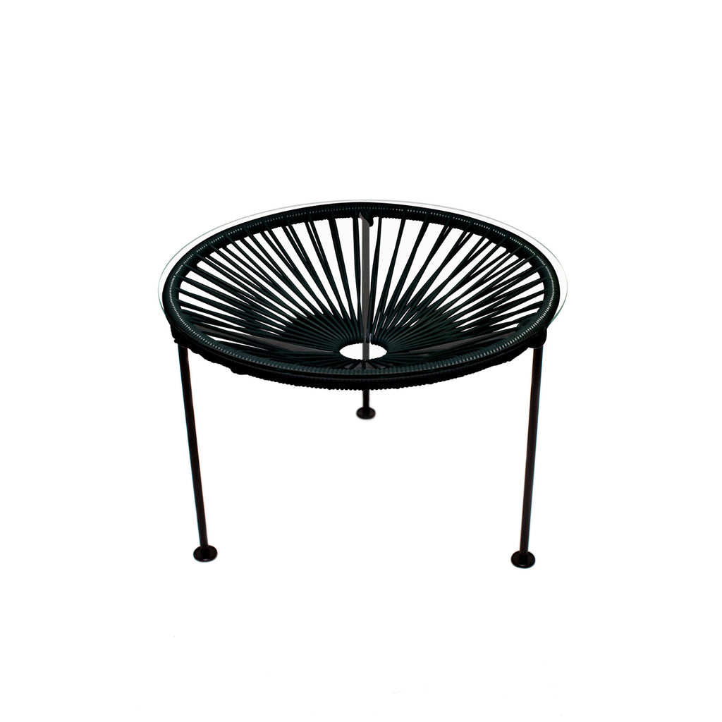 Zica Table, Black on Black Frame