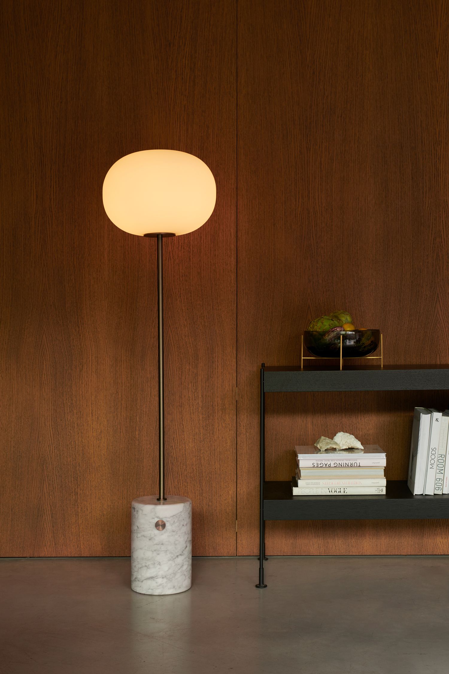 JWDA Floor Lamp, White Marble-Lighting-Audo-vancouver special