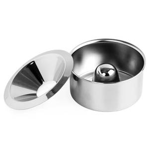 bauhaus ashtray, stainless