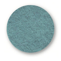 Felt placemat round, 33cm, aqua blue