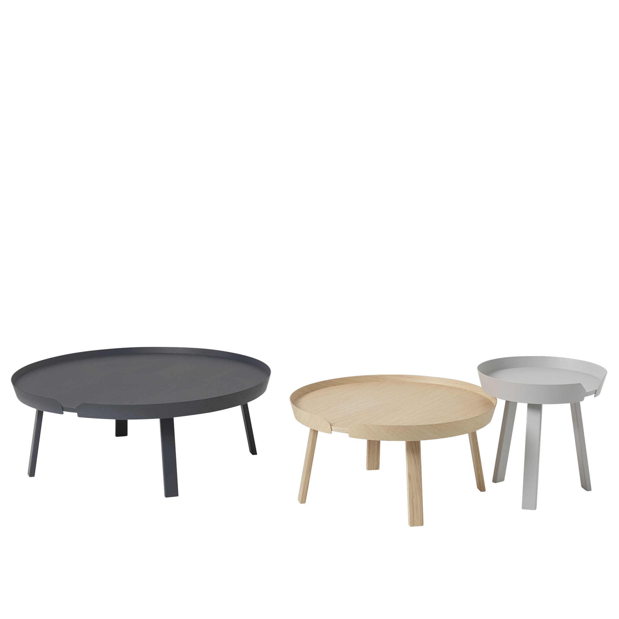 Around Coffee Table, XL, Black
