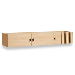 Array Wall-Mounted Sideboard (150 cm), Oak