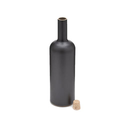 Hasami Porcelain Bottle, Black