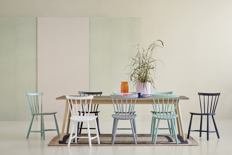 J46 Chair Poul Volther, Cobalt Dark Blue