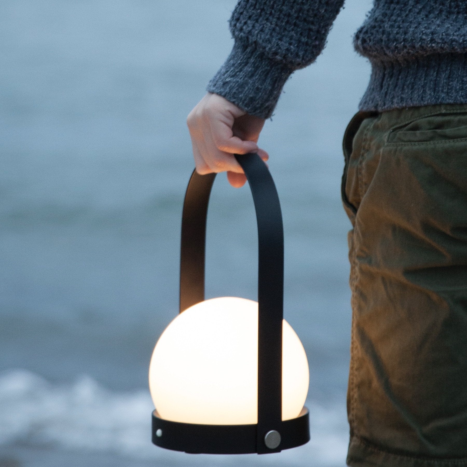 Carrie LED Lamp, Brushed Brass-Lighting-Audo-vancouver special