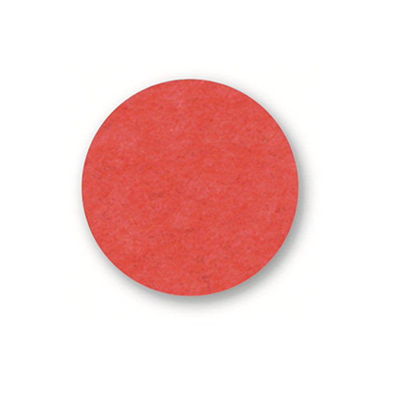 Felt Coaster round, 21 cm, coralle