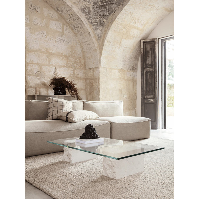 Mineral Coffee Table, Bianco Curia