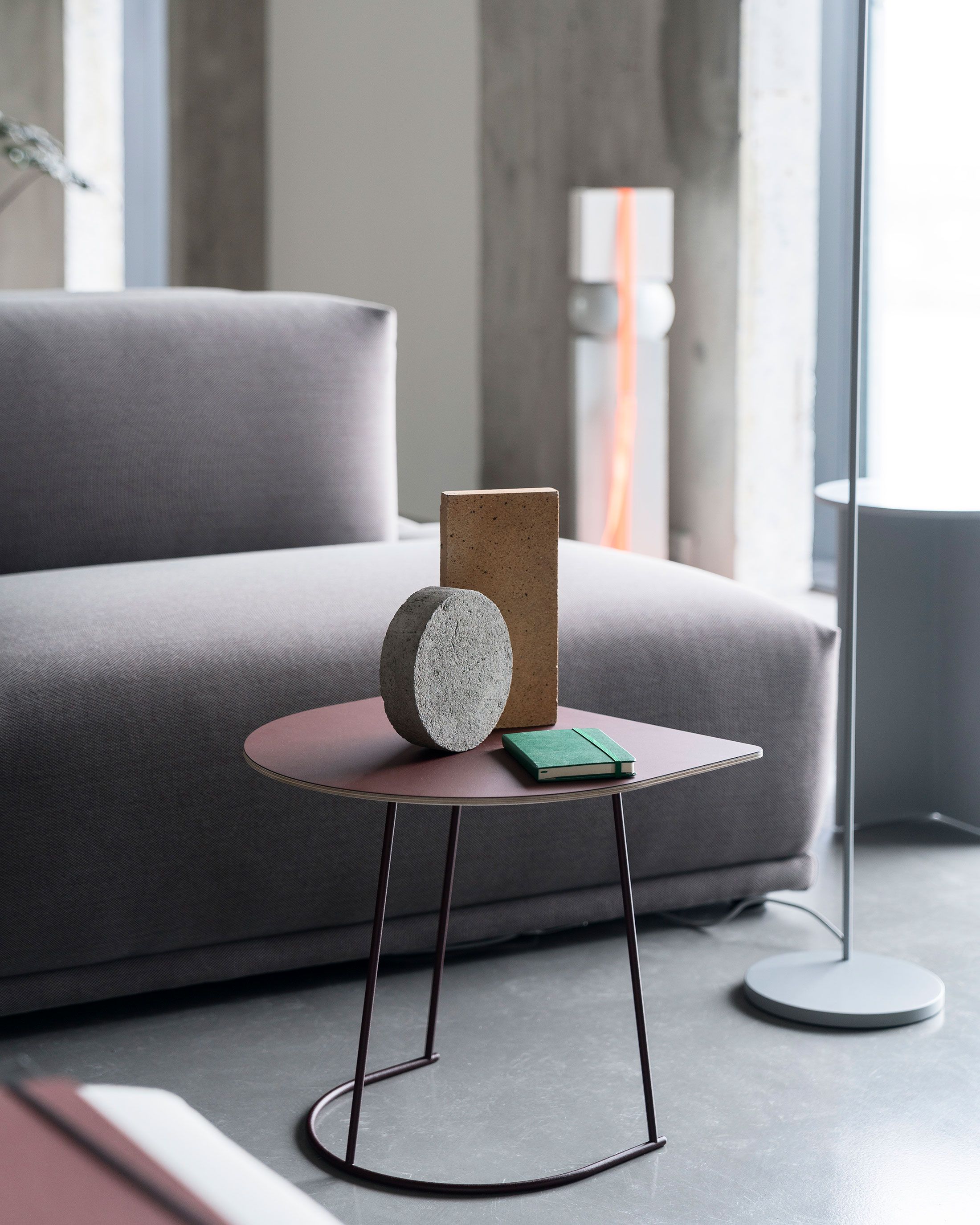 Airy Coffee Table, Half Size, Grey