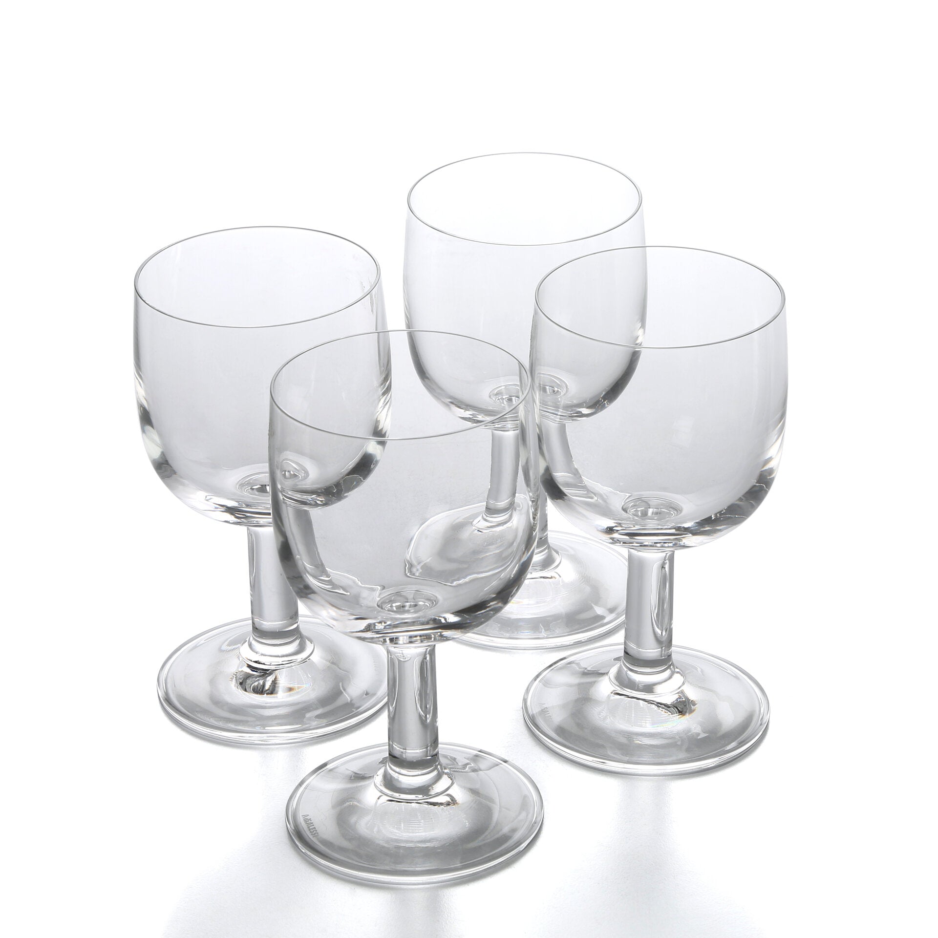 Alessi Stemmed Goblet, Glass Family, Set of 4