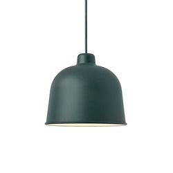 Grain Pendant Light, Dark Green