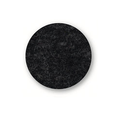 Felt coaster round, 21cm, graphit meliert