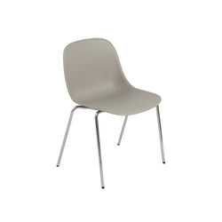 Fiber Side Chair, A-Base, Grey/Steel