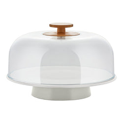 Mattina Small Cake Stand, Light Grey