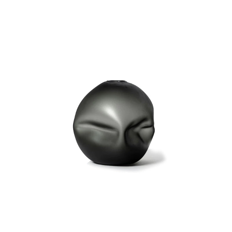 Pebble Vase 8", Grey