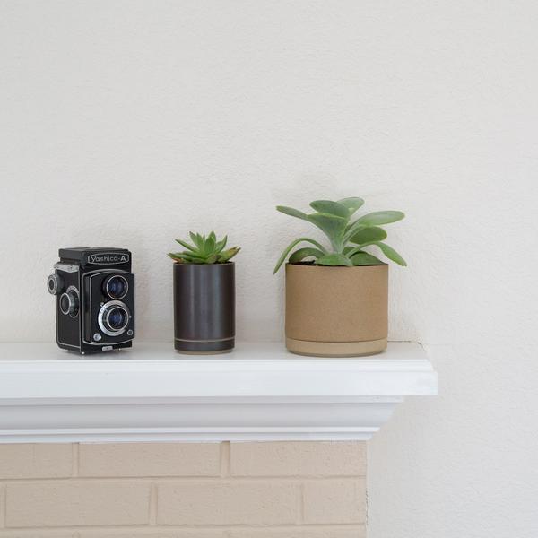Hasami Planter, Large, Black *Does not come with Dish/Plate