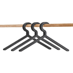 Illusion Hanger, Black ABS plastic, Set of 3