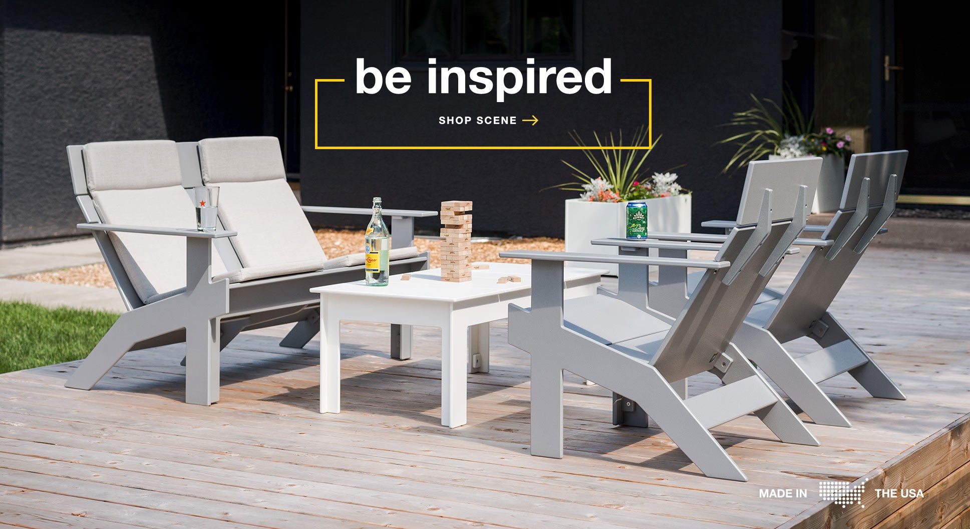 Lollygagger Tall Lounge Chair, Charcoal Grey