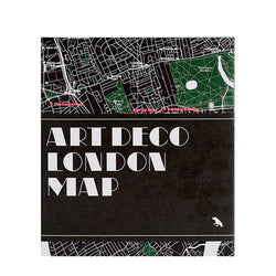 Art Deco London Map